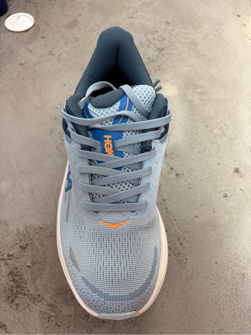 HOKA Bondi 9
Light Blue & Orange Running Shoe - Picture 3 of 7